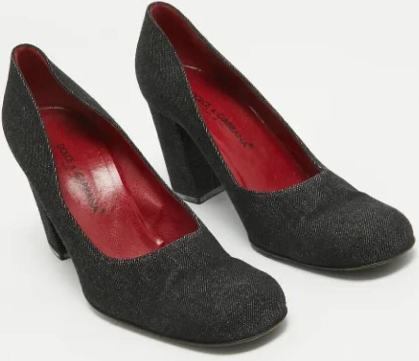 Dolce & Gabbana Pre-owned Denim heels Black Dames