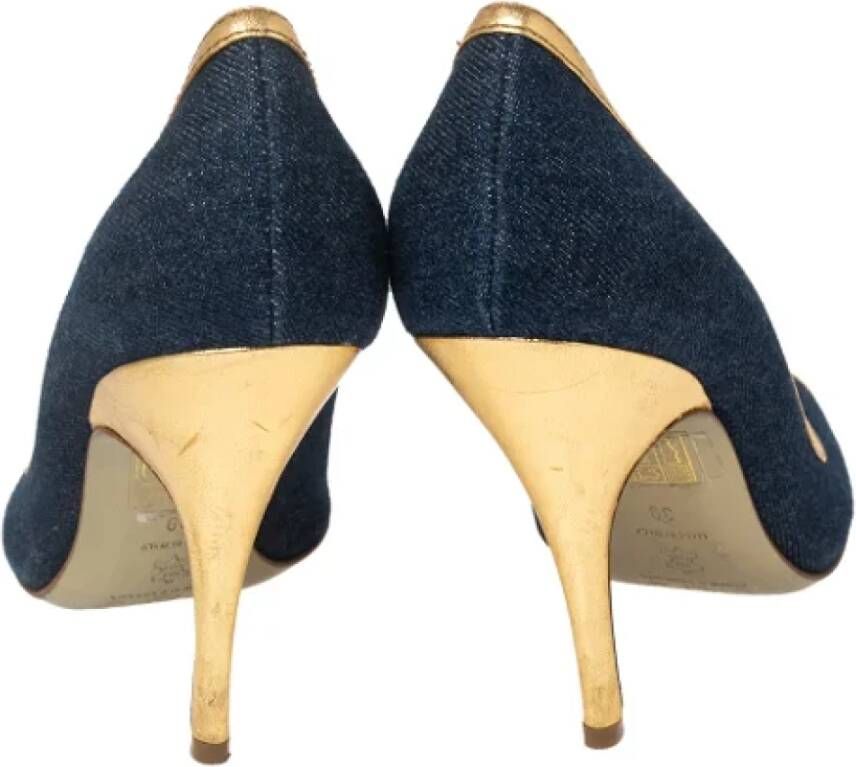 Dolce & Gabbana Pre-owned Denim heels Blue Dames