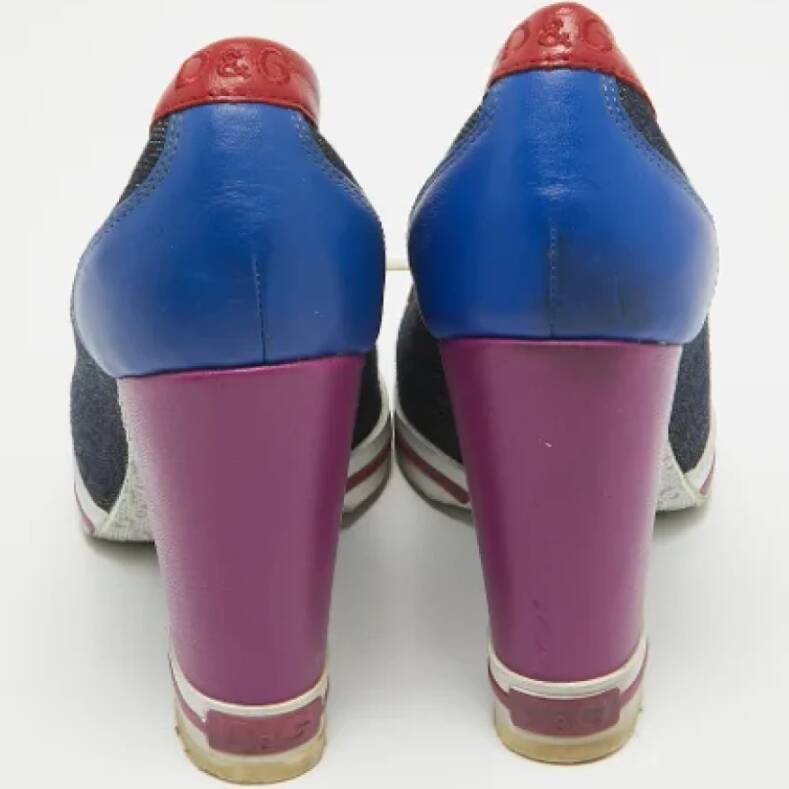 Dolce & Gabbana Pre-owned Denim heels Multicolor Dames