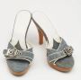 Dolce & Gabbana Pre-owned Denim sandals Blue Dames - Thumbnail 4