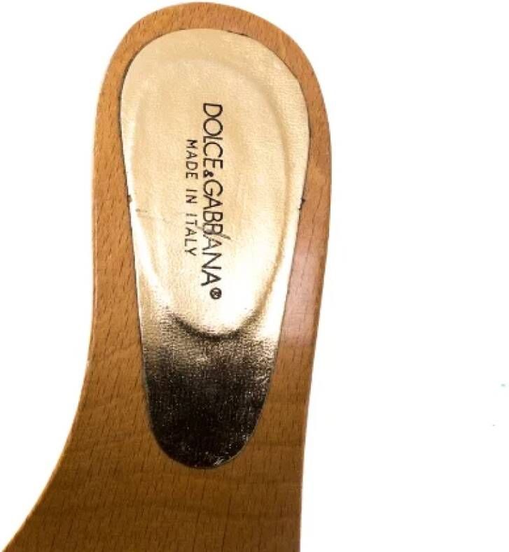 Dolce & Gabbana Pre-owned Denim sandals Blue Dames
