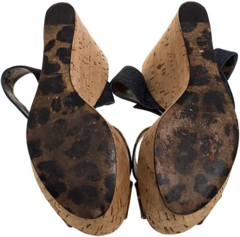 Dolce & Gabbana Pre-owned Denim sandals Multicolor Dames