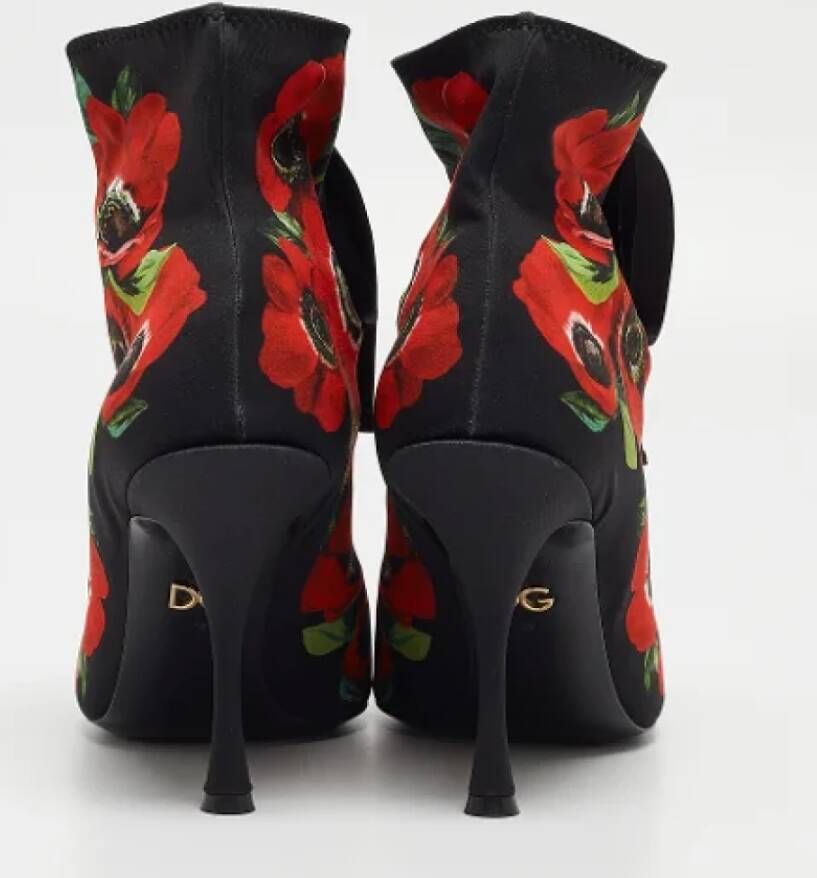 Dolce & Gabbana Pre-owned Fabric boots Black Dames
