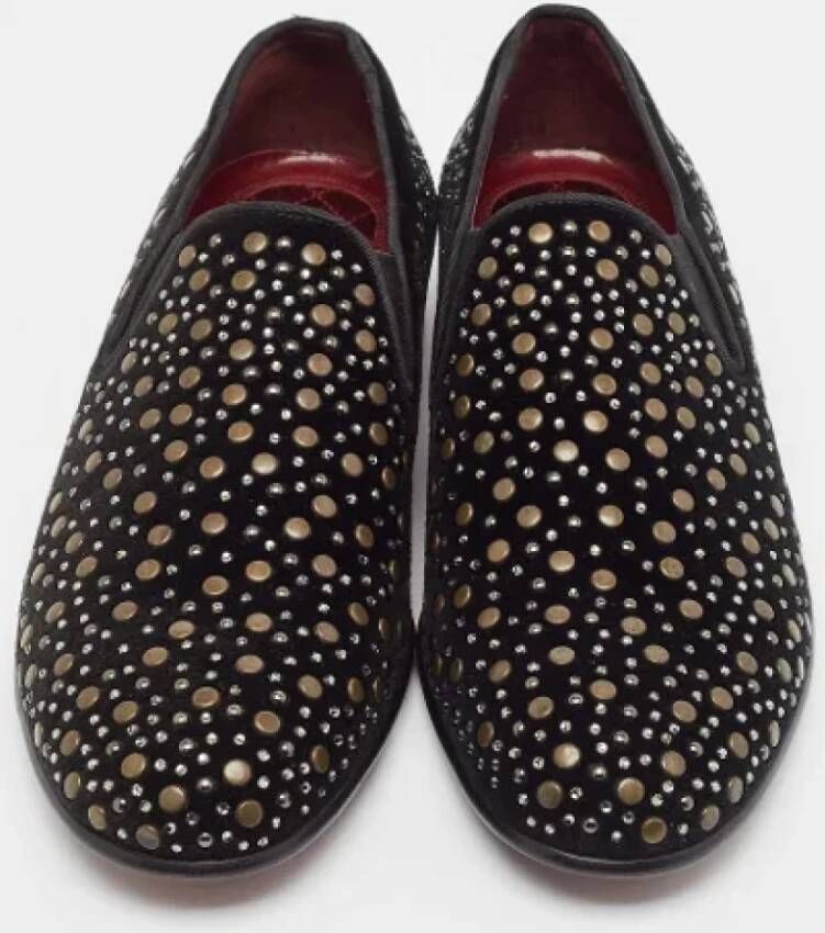 Dolce & Gabbana Pre-owned Fabric flats Black Heren