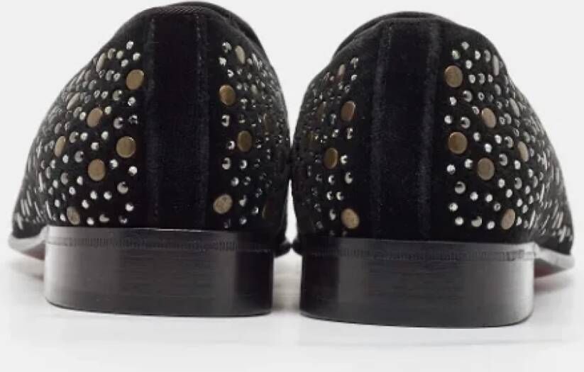Dolce & Gabbana Pre-owned Fabric flats Black Heren