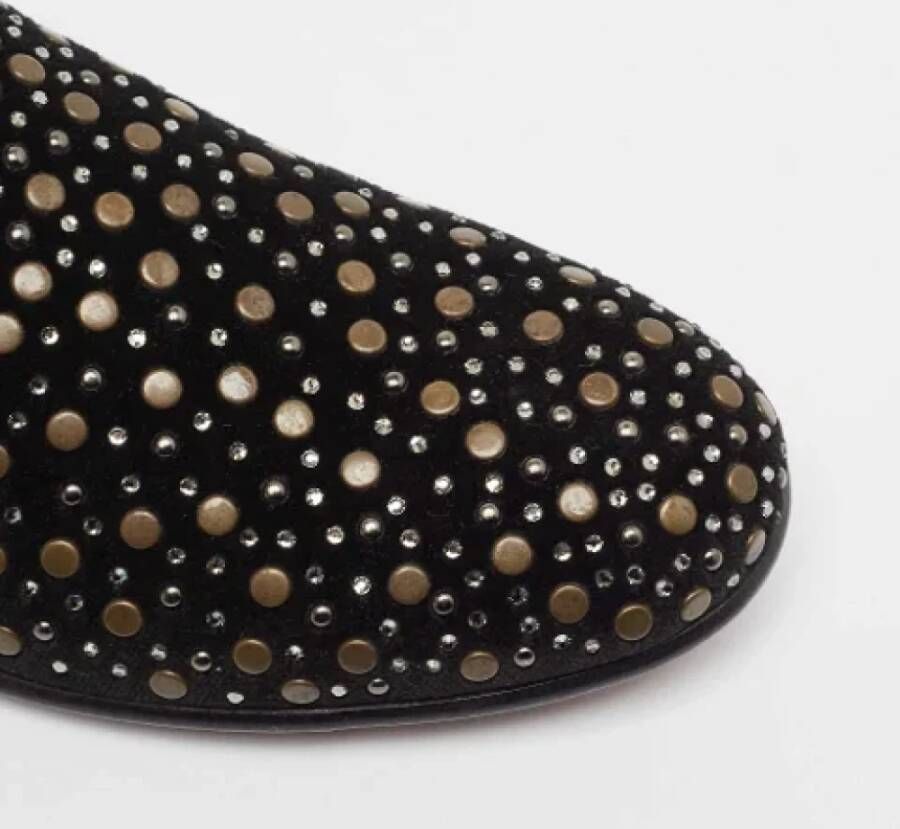 Dolce & Gabbana Pre-owned Fabric flats Black Heren