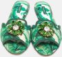Dolce & Gabbana Pre-owned Fabric flats Green Dames - Thumbnail 3