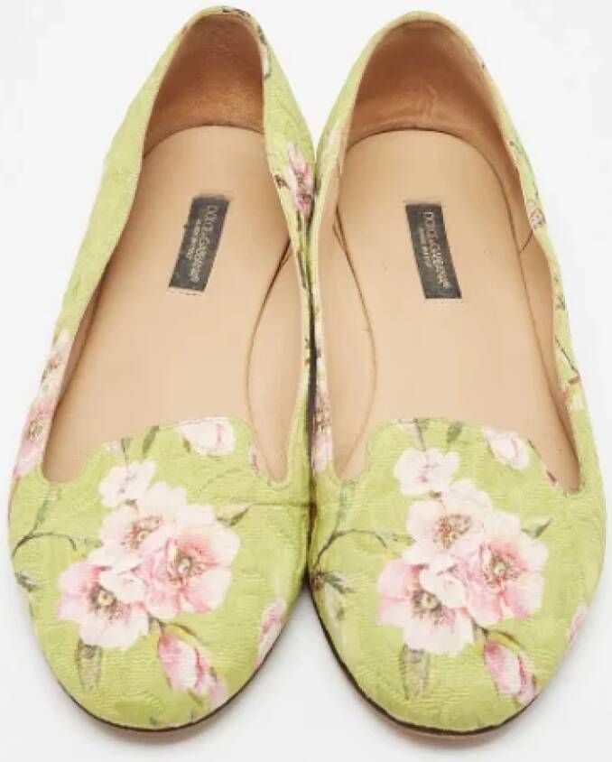 Dolce & Gabbana Pre-owned Fabric flats Multicolor Dames