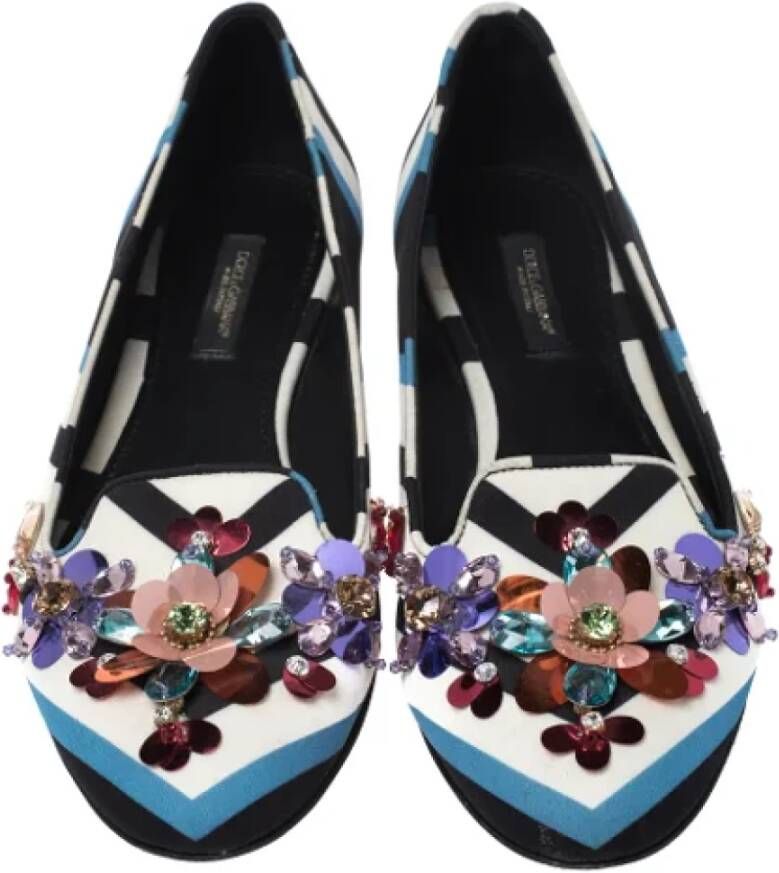 Dolce & Gabbana Pre-owned Fabric flats Multicolor Dames