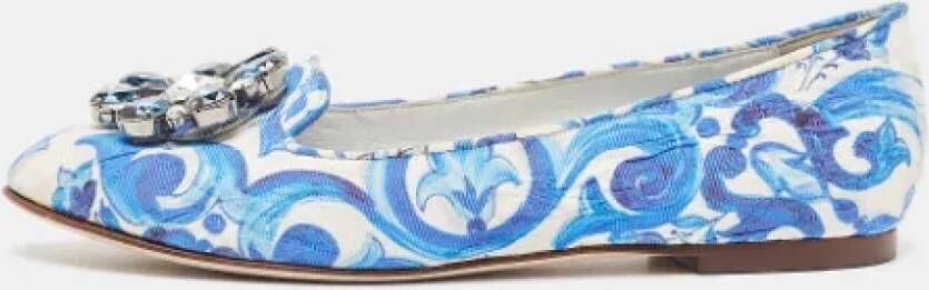 Dolce & Gabbana Pre-owned Fabric flats Multicolor Dames