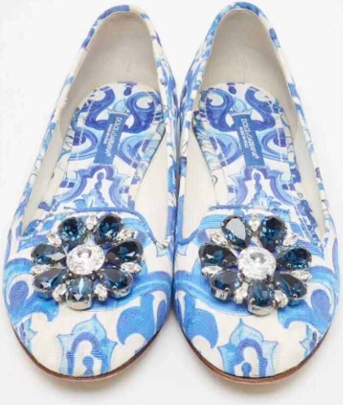 Dolce & Gabbana Pre-owned Fabric flats Multicolor Dames