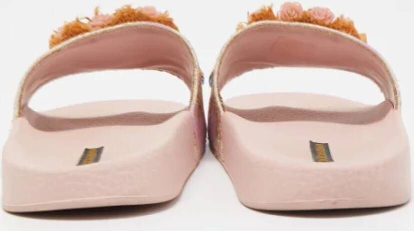 Dolce & Gabbana Pre-owned Fabric flats Pink Dames