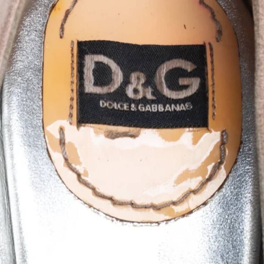 Dolce & Gabbana Pre-owned Fabric heels Beige Dames