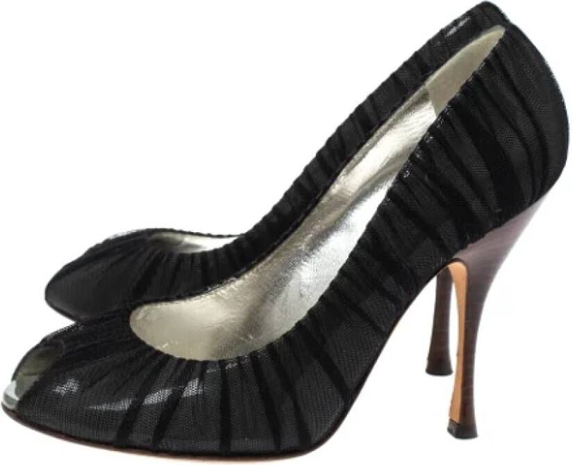 Dolce & Gabbana Pre-owned Fabric heels Black Dames