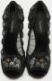 Dolce & Gabbana Pre-owned Fabric heels Black Dames - Thumbnail 3