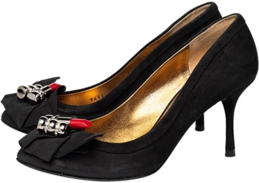 Dolce & Gabbana Pre-owned Fabric heels Black Dames