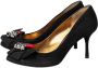 Dolce & Gabbana Pre-owned Fabric heels Black Dames - Thumbnail 3
