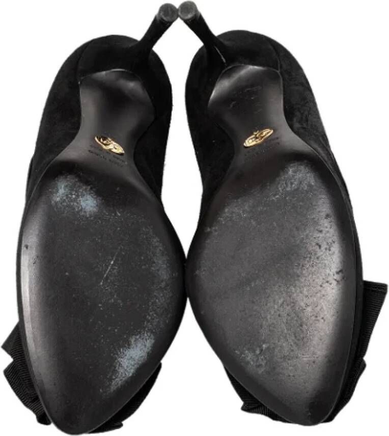 Dolce & Gabbana Pre-owned Fabric heels Black Dames