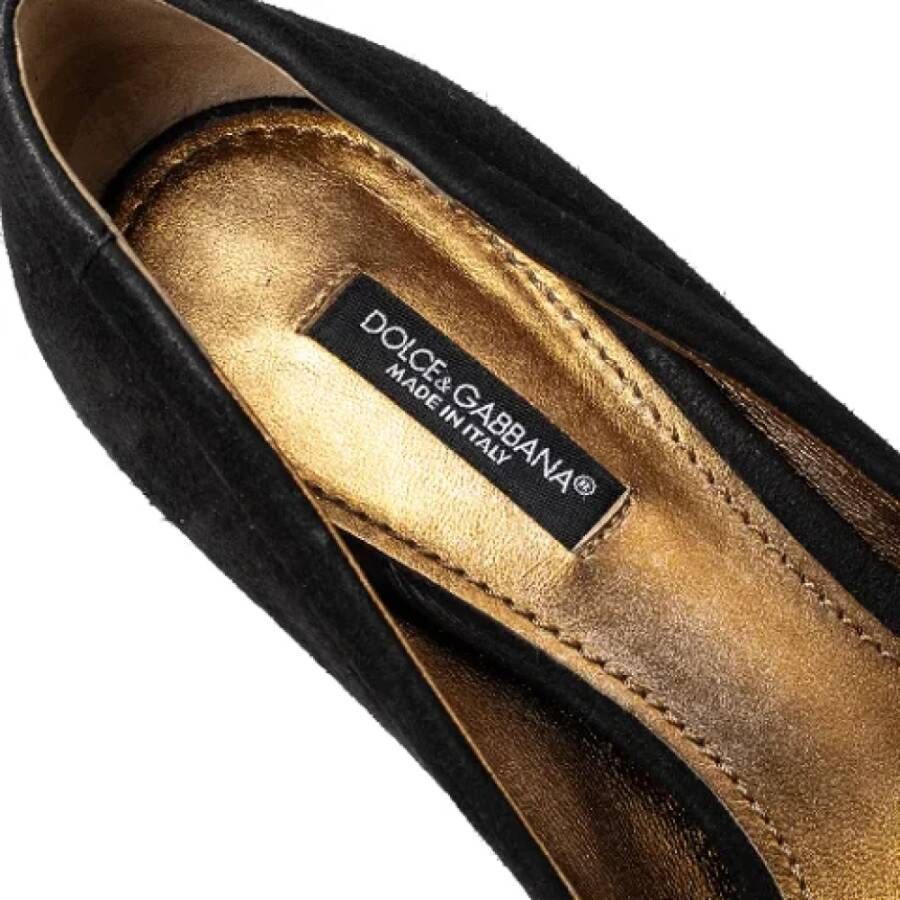 Dolce & Gabbana Pre-owned Fabric heels Black Dames