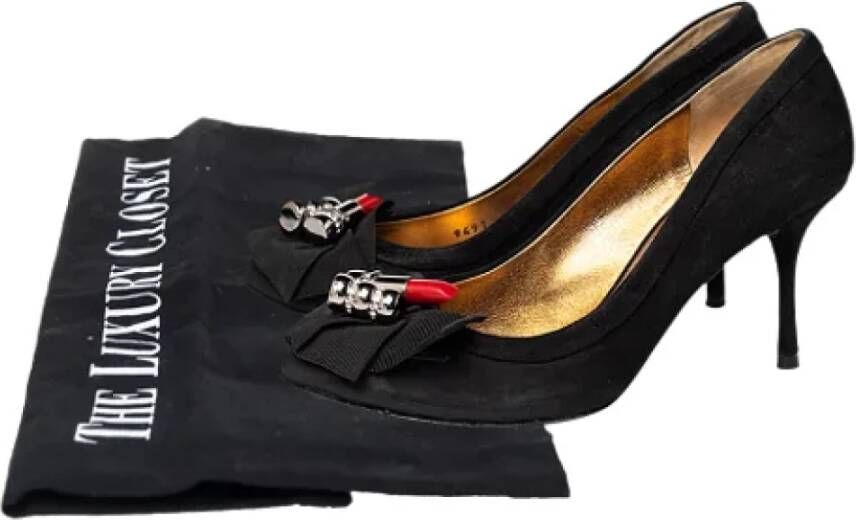 Dolce & Gabbana Pre-owned Fabric heels Black Dames