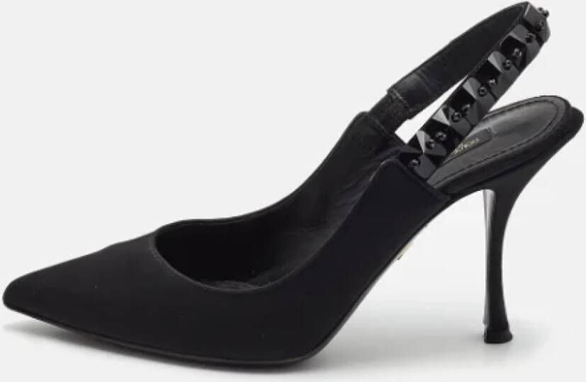 Dolce & Gabbana Pre-owned Fabric heels Black Dames