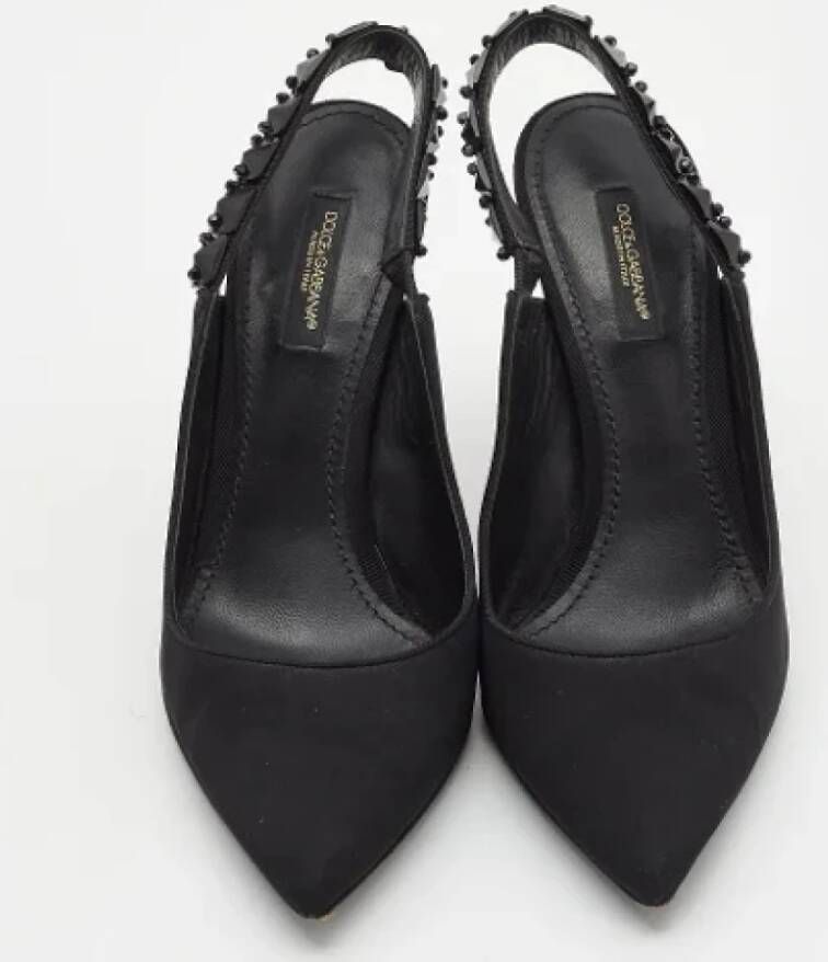 Dolce & Gabbana Pre-owned Fabric heels Black Dames