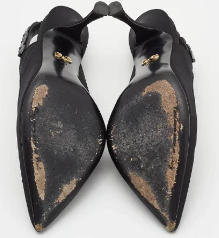 Dolce & Gabbana Pre-owned Fabric heels Black Dames