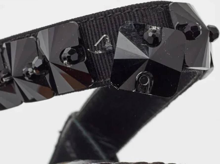 Dolce & Gabbana Pre-owned Fabric heels Black Dames