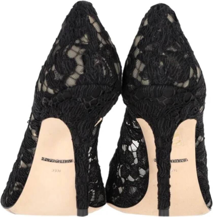 Dolce & Gabbana Pre-owned Fabric heels Black Dames