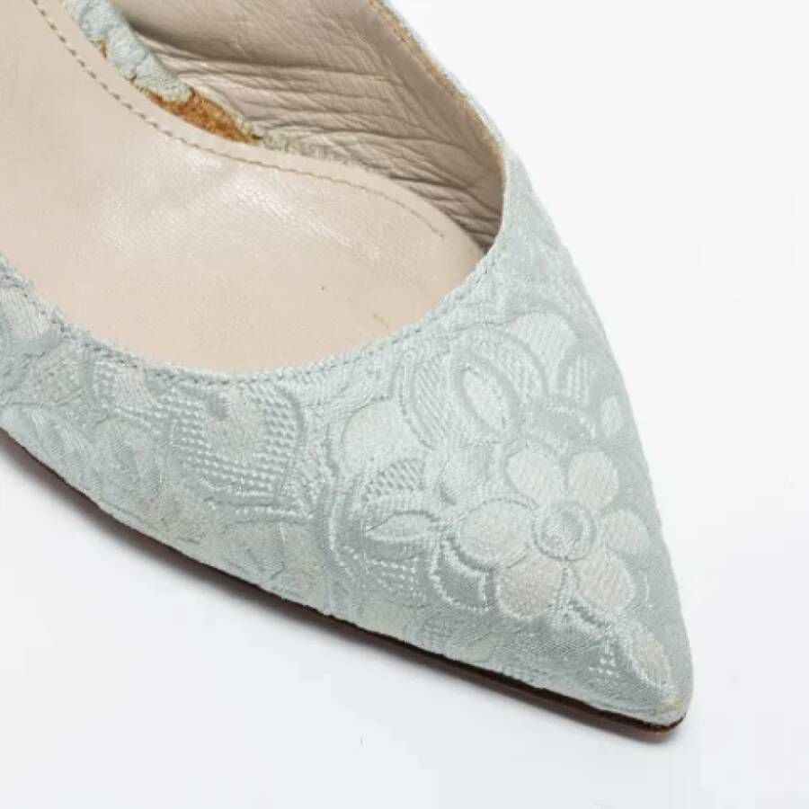 Dolce & Gabbana Pre-owned Fabric heels Blue Dames