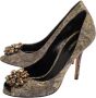 Dolce & Gabbana Pre-owned Fabric heels Gray Dames - Thumbnail 3
