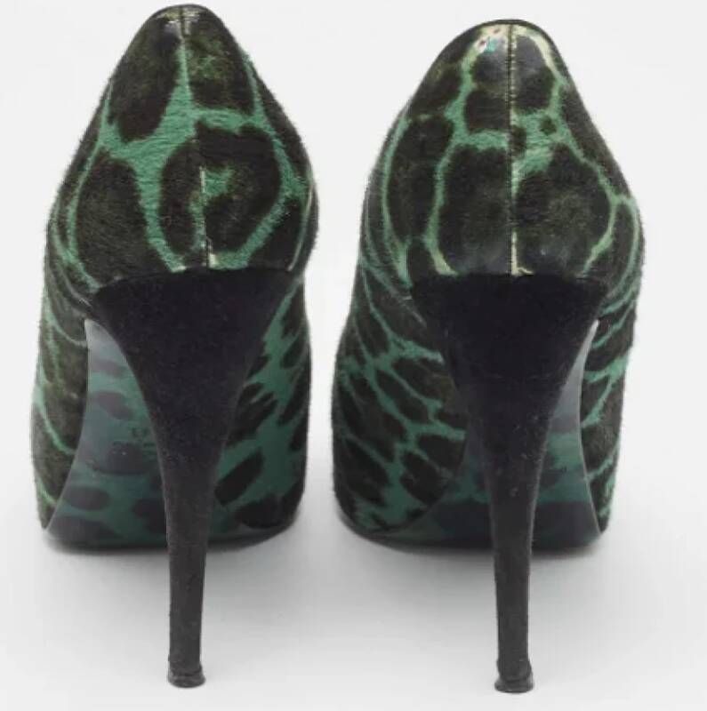 Dolce & Gabbana Pre-owned Fabric heels Green Dames