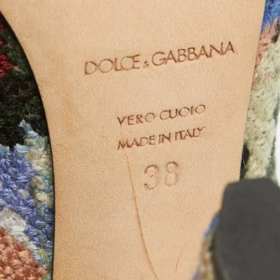 Dolce & Gabbana Pre-owned Fabric heels Multicolor Dames