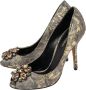 Dolce & Gabbana Pre-owned Fabric heels Yellow Dames - Thumbnail 3