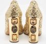 Dolce & Gabbana Pre-owned Fabric heels Yellow Dames - Thumbnail 5