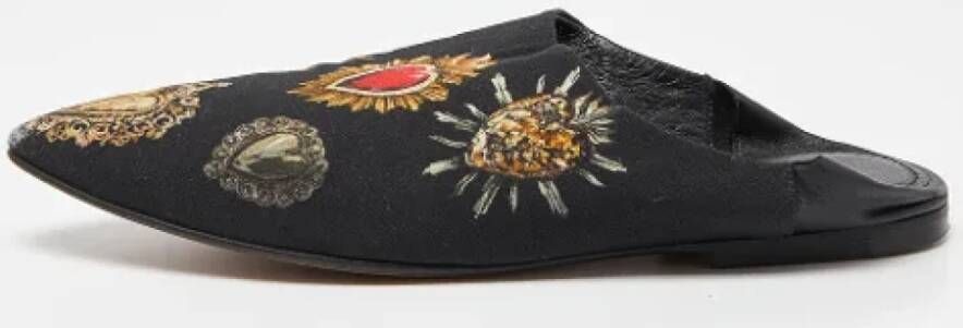 Dolce & Gabbana Pre-owned Fabric mules Black Dames
