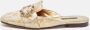 Dolce & Gabbana Pre-owned Fabric mules Yellow Dames - Thumbnail 2