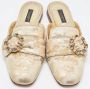 Dolce & Gabbana Pre-owned Fabric mules Yellow Dames - Thumbnail 3