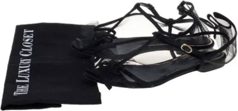 Dolce & Gabbana Pre-owned Fabric sandals Black Dames