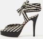 Dolce & Gabbana Pre-owned Fabric sandals Black Dames - Thumbnail 2