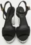 Dolce & Gabbana Pre-owned Fabric sandals Black Dames - Thumbnail 3