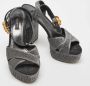 Dolce & Gabbana Pre-owned Fabric sandals Gray Dames - Thumbnail 3