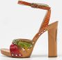 Dolce & Gabbana Pre-owned Fabric sandals Multicolor Dames - Thumbnail 2
