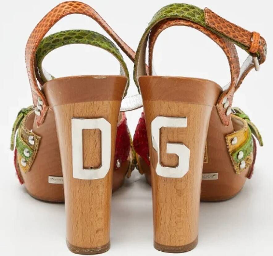 Dolce & Gabbana Pre-owned Fabric sandals Multicolor Dames