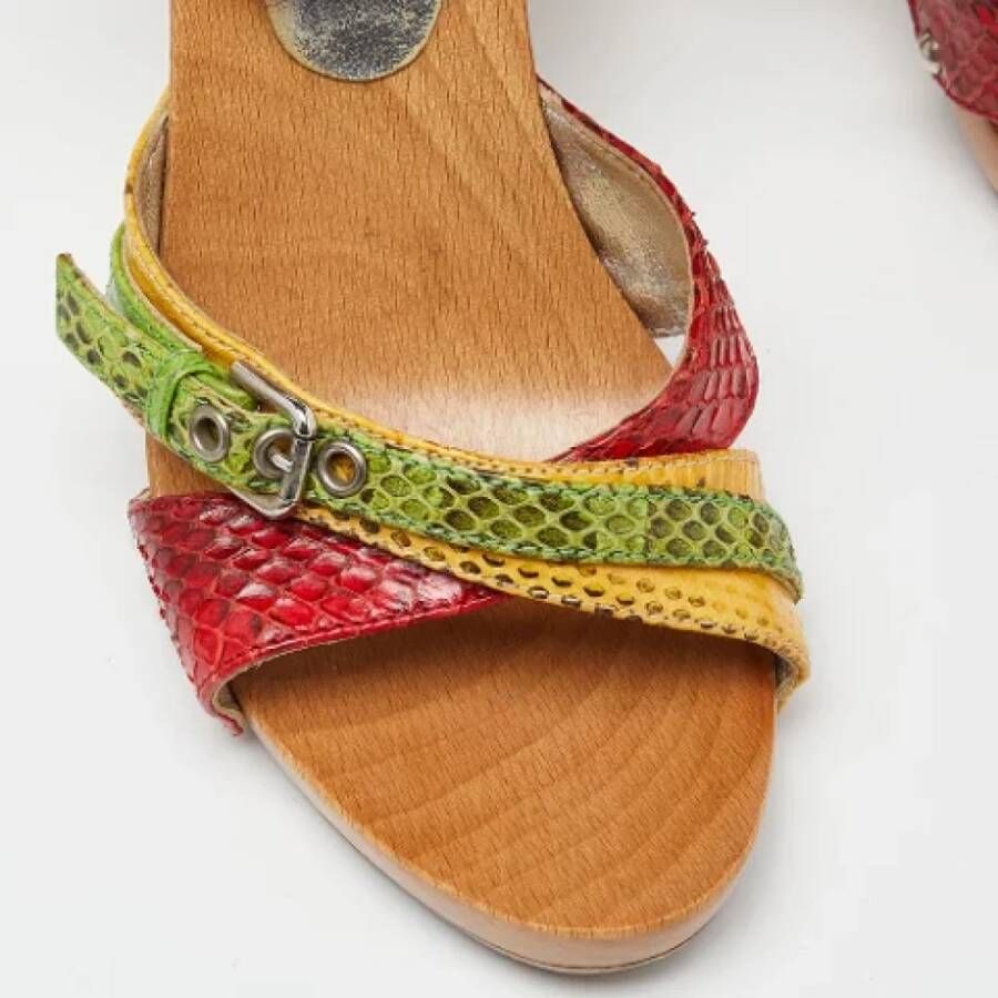 Dolce & Gabbana Pre-owned Fabric sandals Multicolor Dames