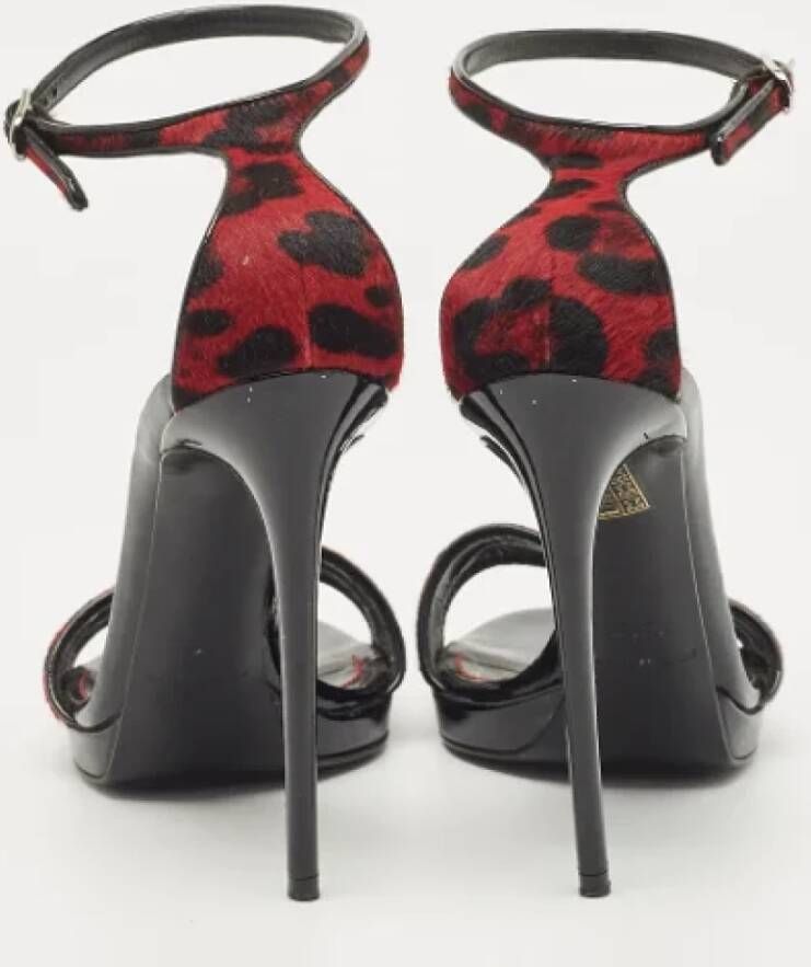 Dolce & Gabbana Pre-owned Fabric sandals Red Dames