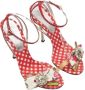 Dolce & Gabbana Pre-owned Fabric sandals Red Dames - Thumbnail 2