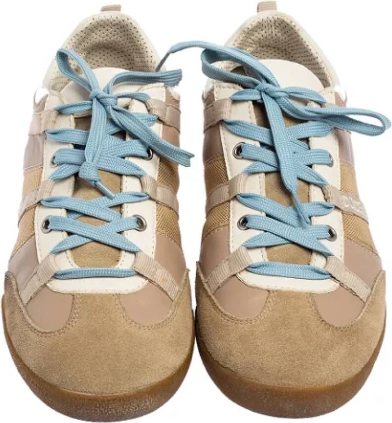 Dolce & Gabbana Pre-owned Fabric sneakers Beige Dames