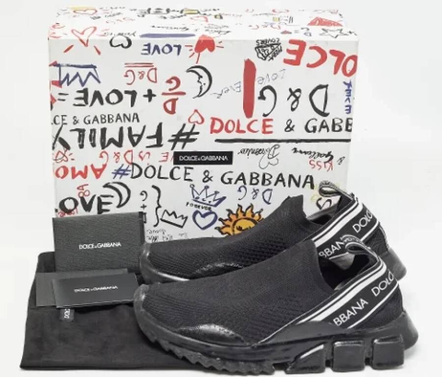 Dolce & Gabbana Pre-owned Fabric sneakers Black Dames