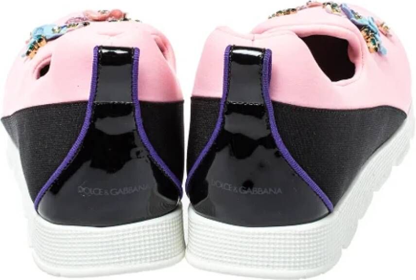 Dolce & Gabbana Pre-owned Fabric sneakers Pink Dames